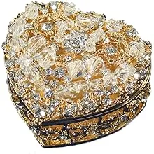 2" Heart Gold Wedding Arras Set, Gold Arras para Boda with Gold Unity Coins
