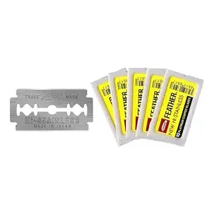 Feather Double Edge Safety Razor Blades 10 Count