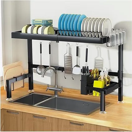 iMounTEK® Space Saving Over-the-Sink Dish Drying Rack and Organizer