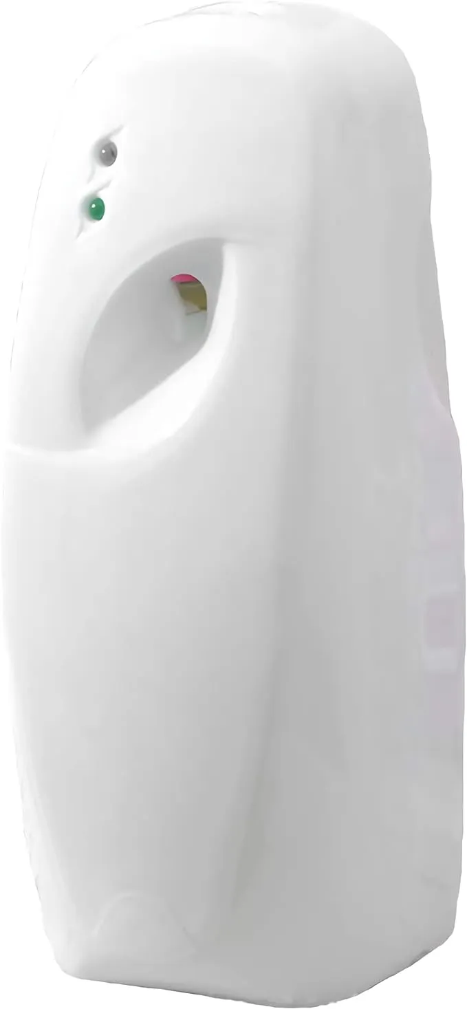 Automatic Air Freshener Dispenser, Home indoor Wall-mounted Automatic Adjustable Fragrance Aerosol Sprayer for Bathroom, Hotel, Office and Public Area,White,Air Freshener Spray Refill not included