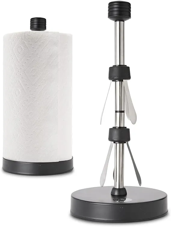 Dear Household Stainless Steel Paper Towel Holder Stand