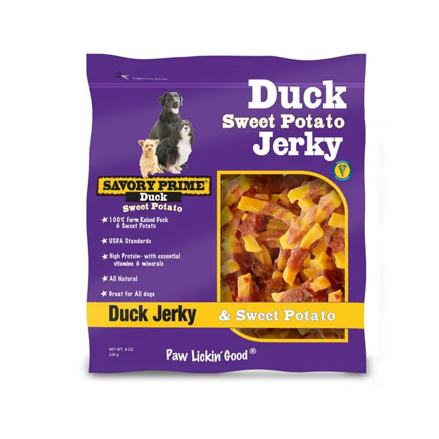 Savory Prime Natural Jerky Treats Sweet Potato & Duck, 1ea/16 oz