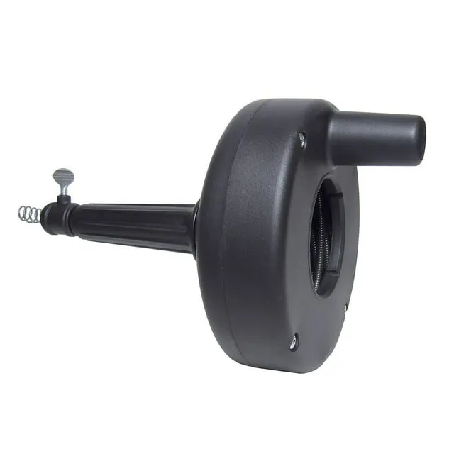 Cobra Plumbing Plastic Drum Auger, 0.25" x 15'