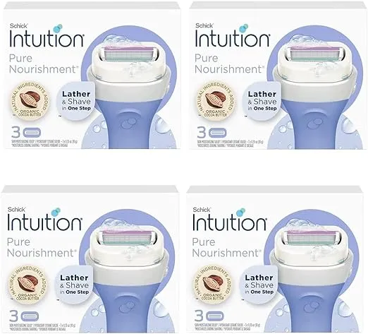 Schick Intuition Pure Nourishment with Coconut Milk & Almond Oil Razor
