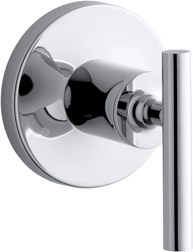 Kohler K-T14491-4-AF Purist Transfer Valve Trim with Lever Handle - Vibrant French Gold