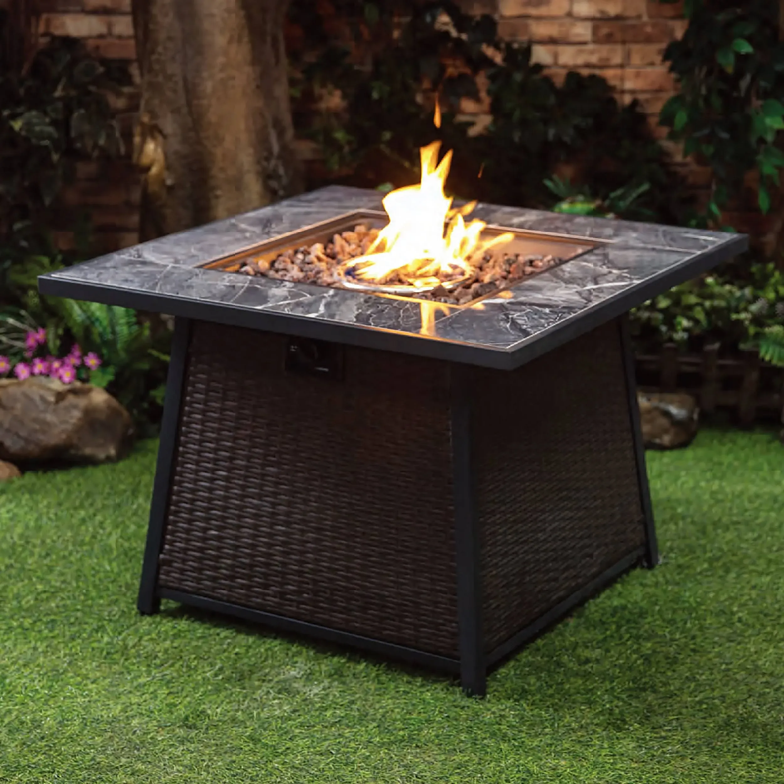 Deko Living COB10001 35 Inch Gas Outdoor Firepit Table