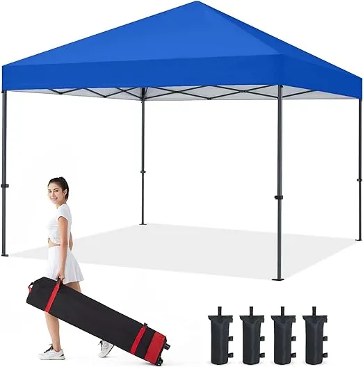 COOSHADE Durable Instant Canopy 10X10Ft(Blue)