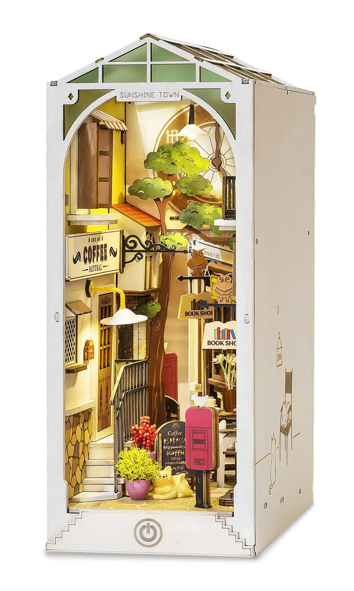 Rolife 3D Wooden Dollhouse DIY 1:24 Mini House Book Nook Home Decor Adult Gift | eBay