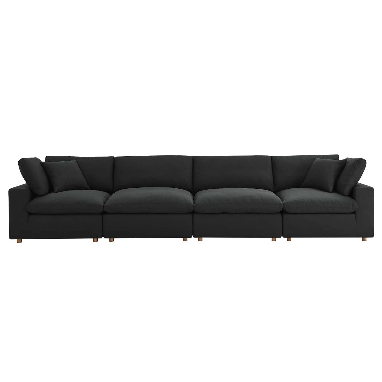Carmen 4 Piece Sectional Sofa Teal