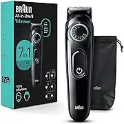 Braun All-in-One Style Kit Series 3 3430, 3-in-1 Trimmer for Men with Beard Trimmer, Ear & Nose Trimmer, Hair Clippers, Ultra-Sharp Blade, 20 Length Settings, Washable