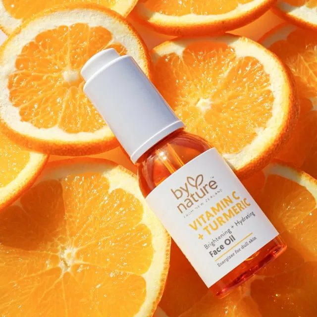 by Nature Brightening and Hydrating Face Oil with Vitamin C and Turmeric