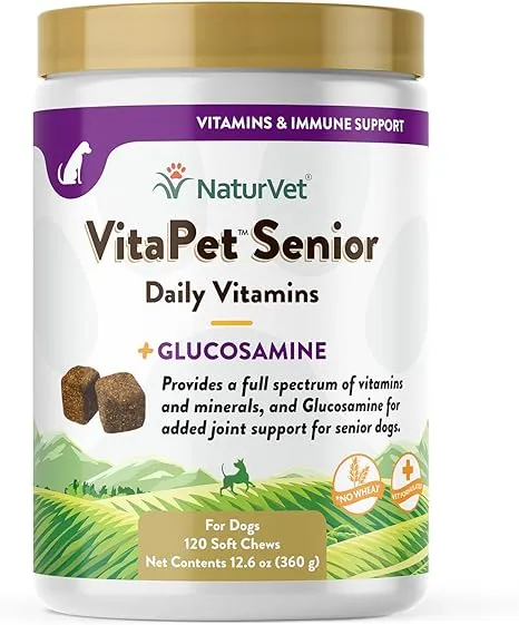 NaturVet VitaPet Senior (60 Chewable Tablets)