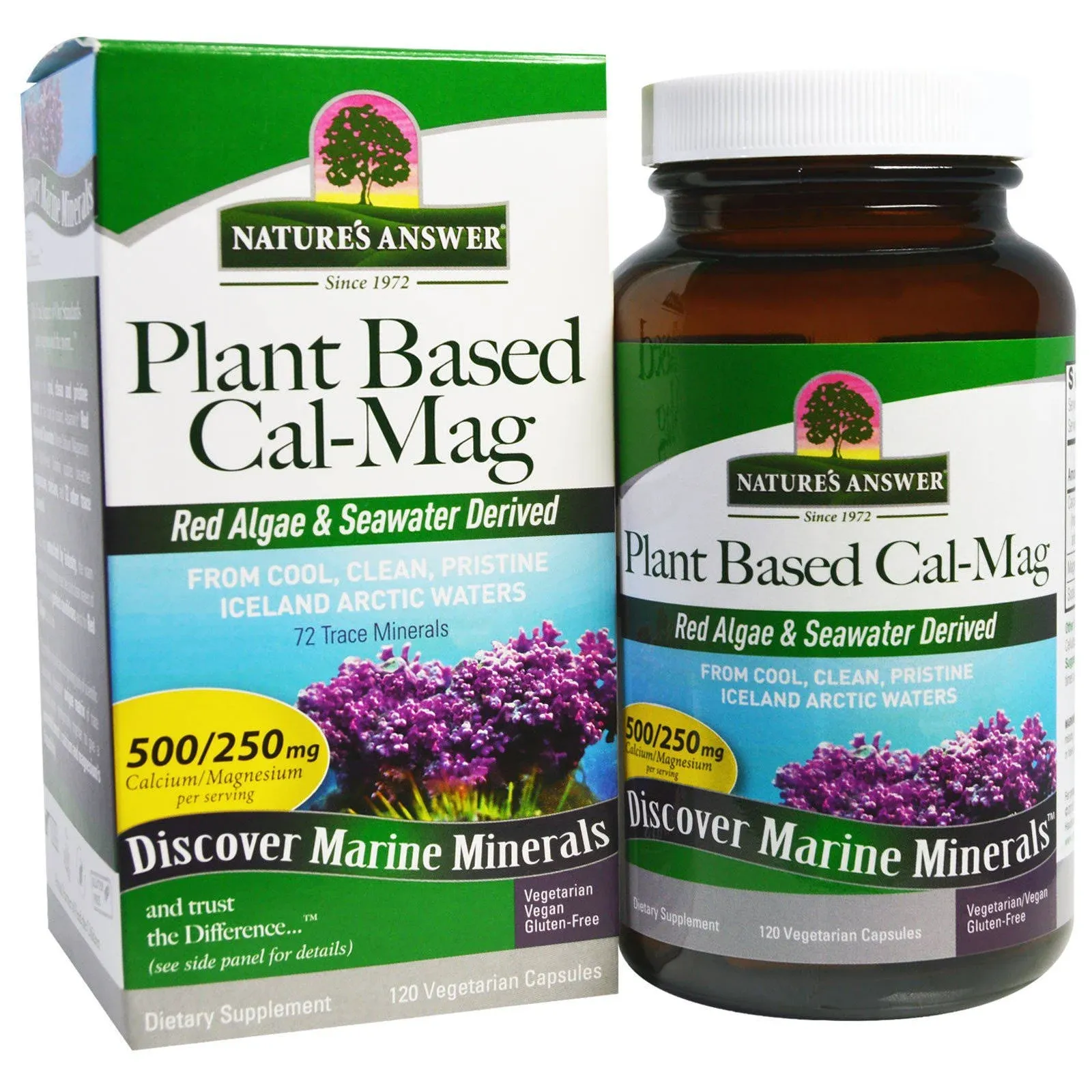Nature's Answer, Marine Based Cal-Mag, 120 Vegetarian Capsules