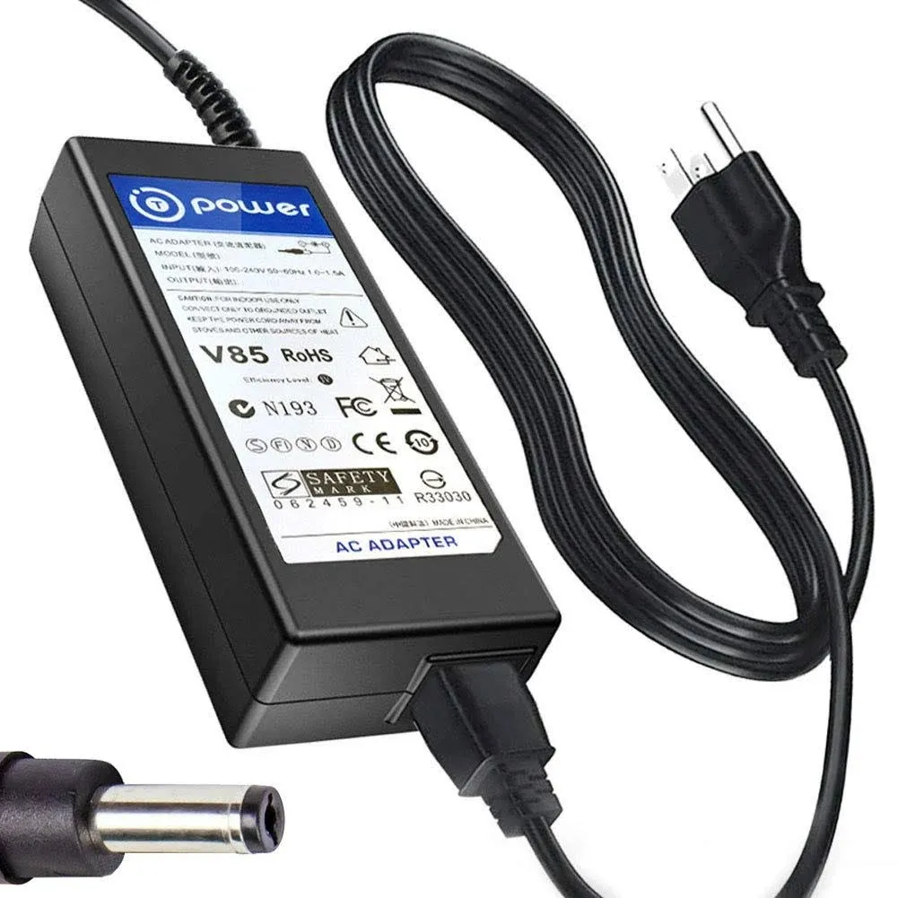 T-Power 19V AC Adapter for HP-Pavilion 20" 21.5" 23" 23.8" 25" 27" IPS LED ...