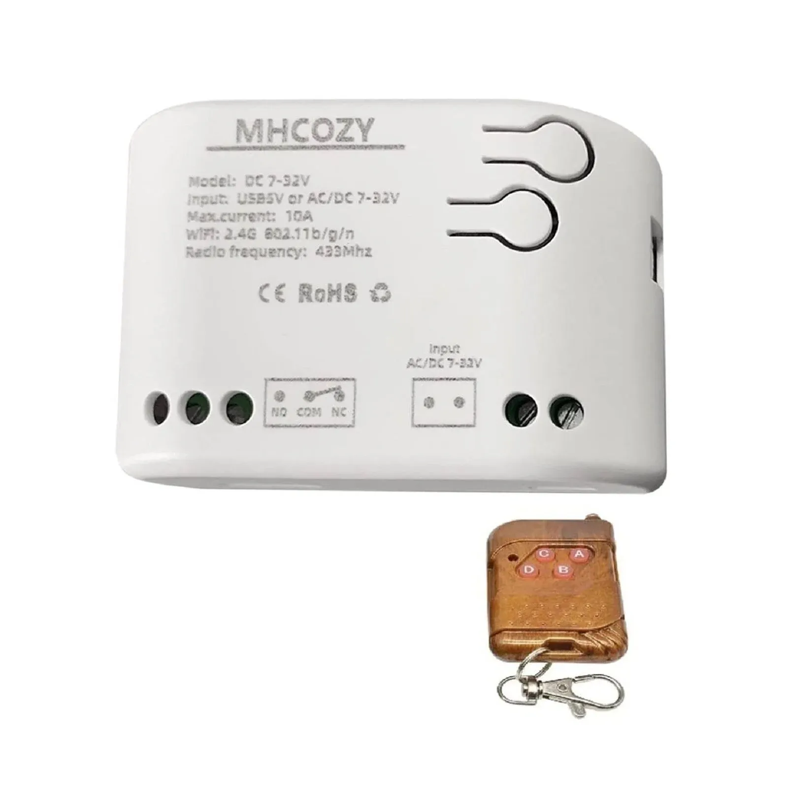 Updated WiFi Wireless Smart Switch Inching Self-Locking Relay ModuleSet Inchi...