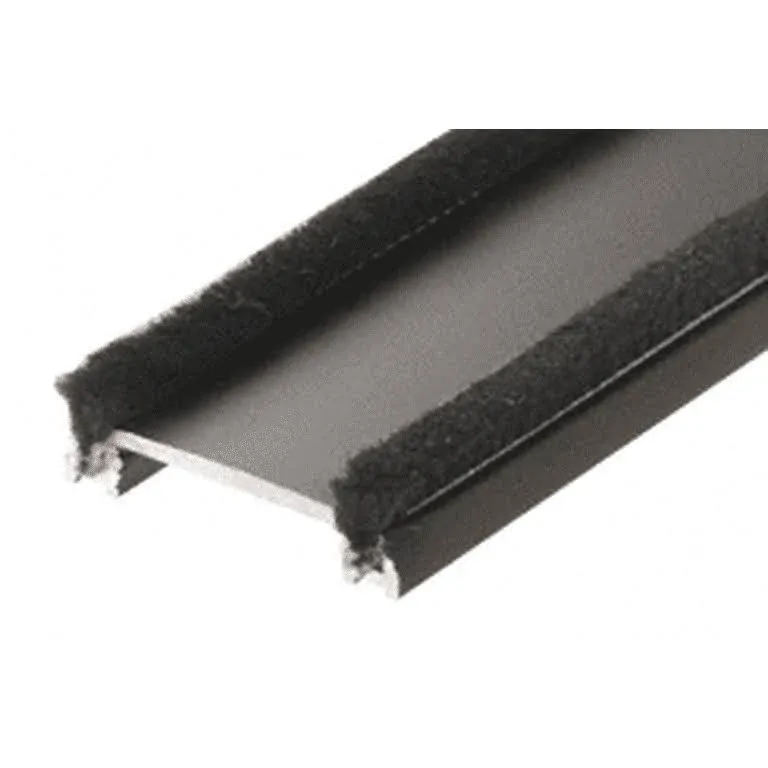 CRL HP35722 84" Bronze Anodized Wide Commercial Door Astragal with Weatherstrip