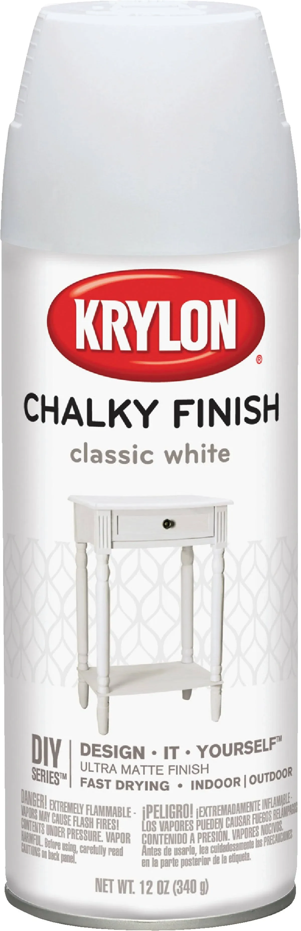 Krylon Chalky Finish Spray Paint, Mink, 12 Ounce