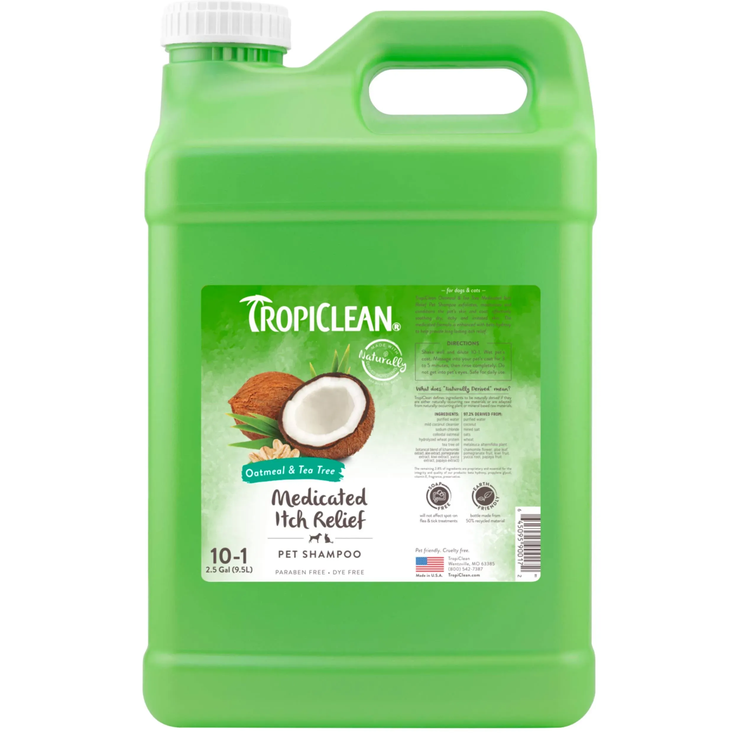 TropiClean Shampoo Medicated Oatmeal & Tea Tree