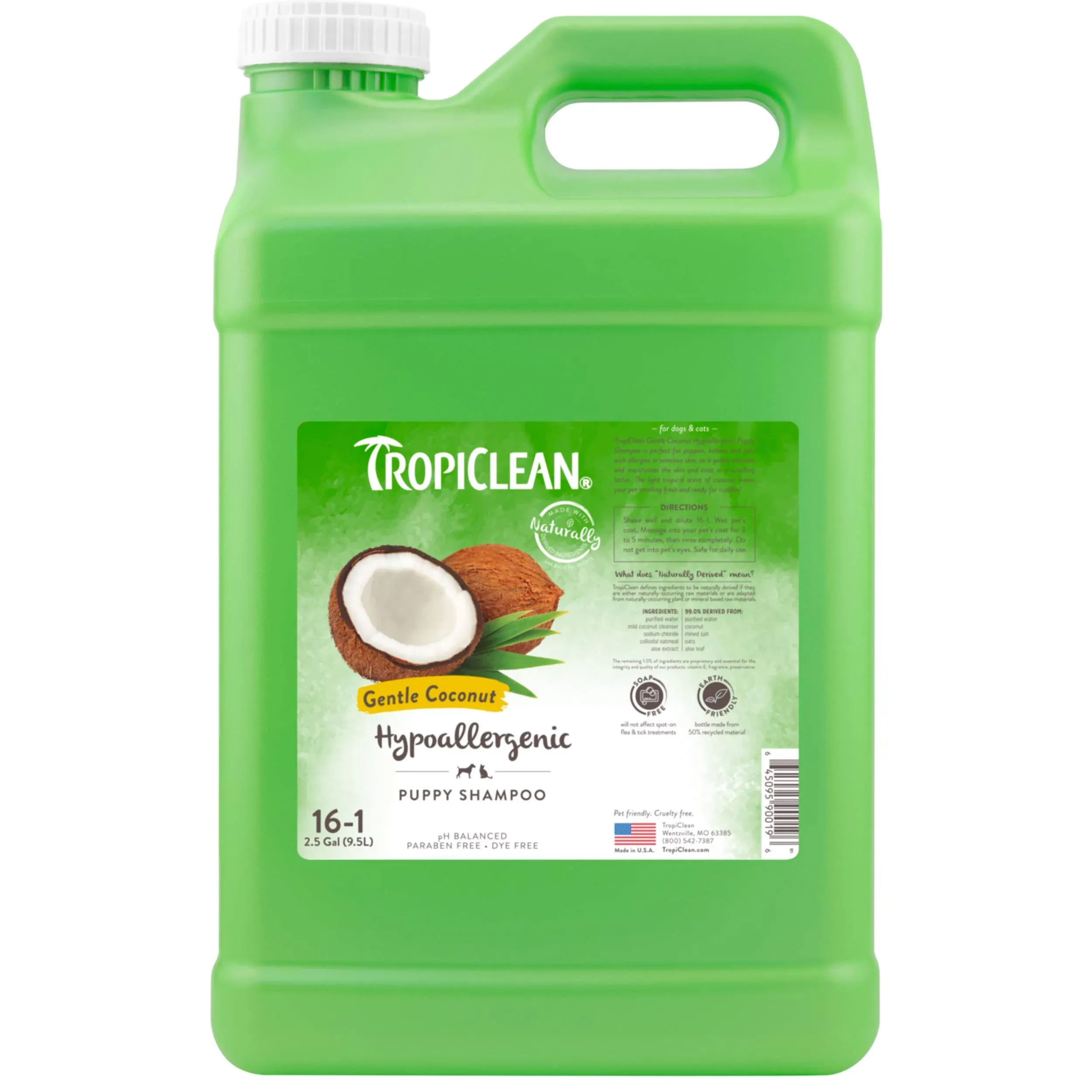 Tropiclean Hypo Puppy & Kitten Shampoo - 2.5Gallons