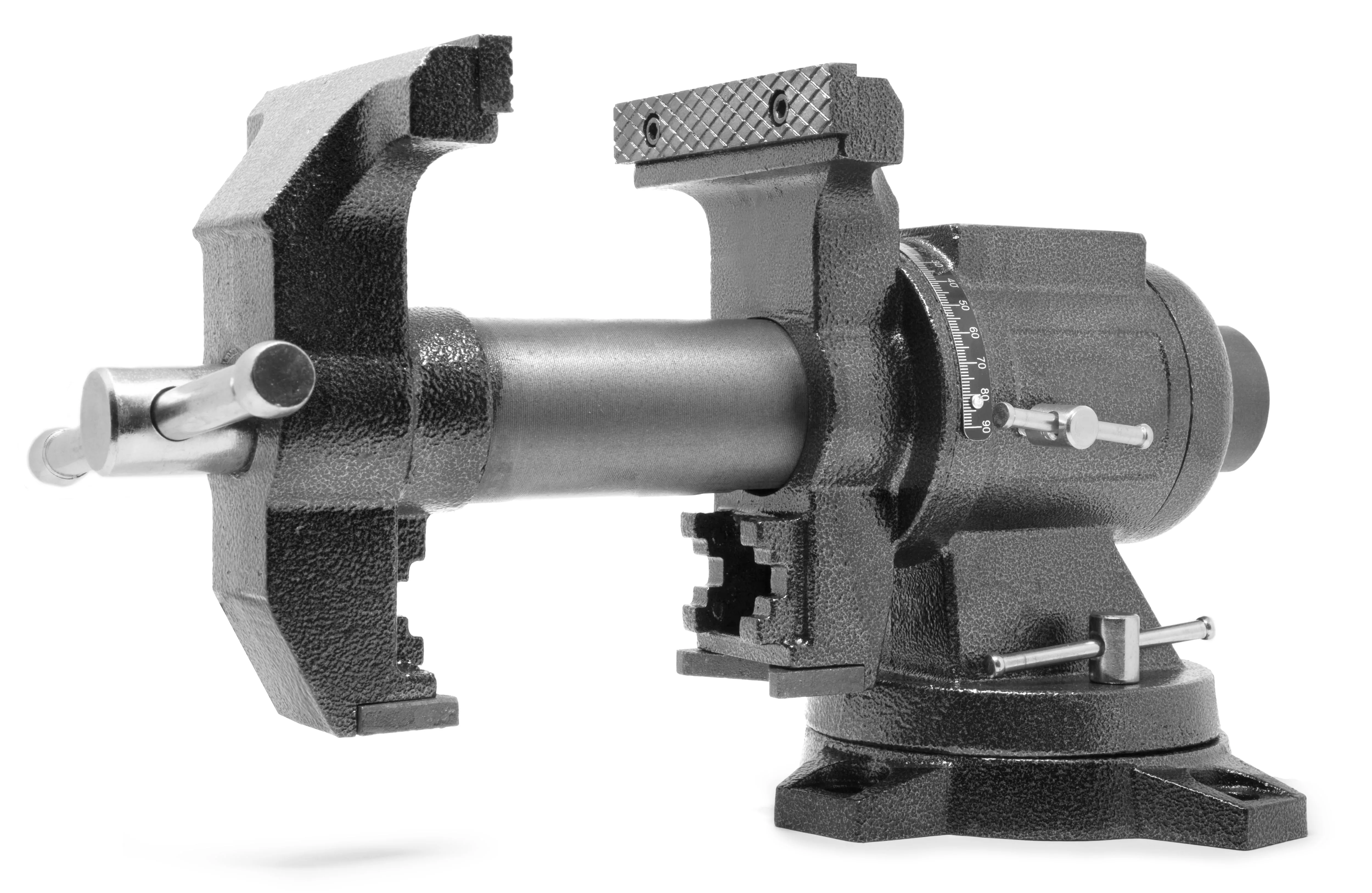 Wen MPV502 5 in. Cast Iron Heavy-Duty Multi-Purpose Bench Vise with 360-Degree Swivel Base