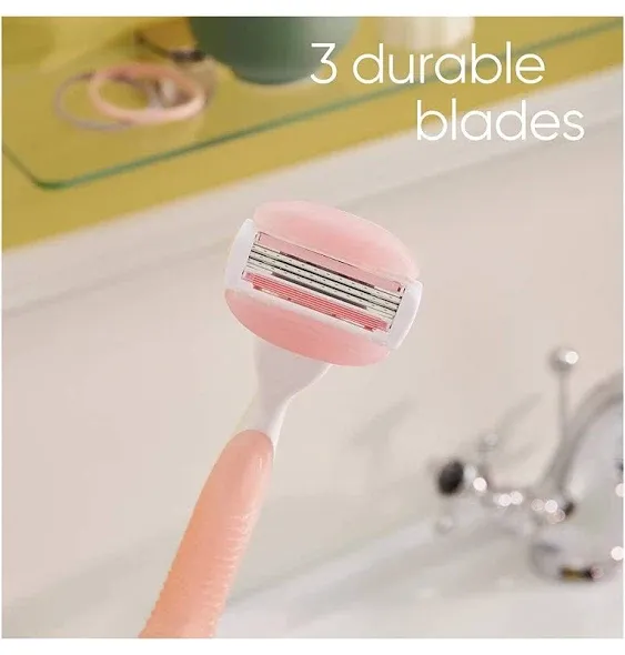 White Tea Women's Razor Handle + 2 Blade Refills White Tea