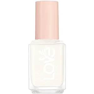 Essie Love Nail Polish, 80% Plant-Based, Salon-Quality, Vegan, White, Blessed Never Stressed, 0.46 fl oz