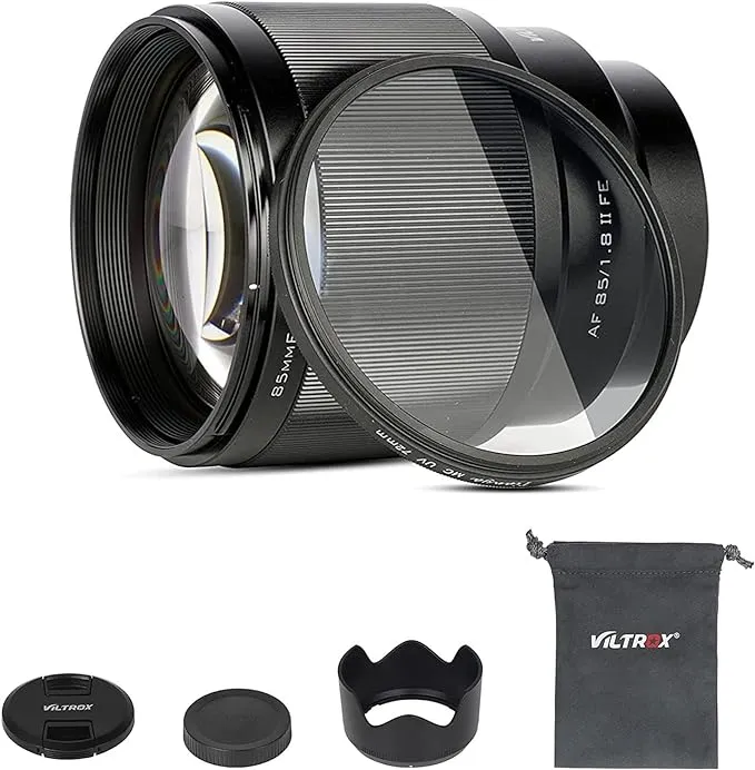 Viltrox 85mm f/1.8 F1.8 Mark II Full-Frame E-Mount Camera Lens Support AF Auto ...