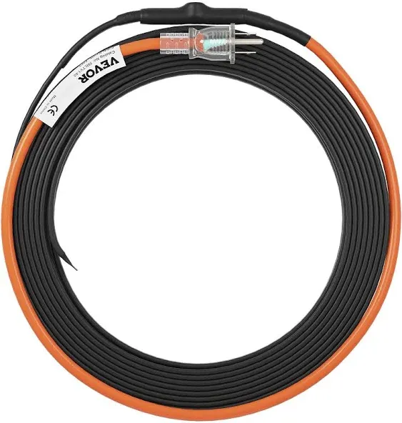 VEVOR 60 ft. 120V Self-Regulating Pipe Heating Cable