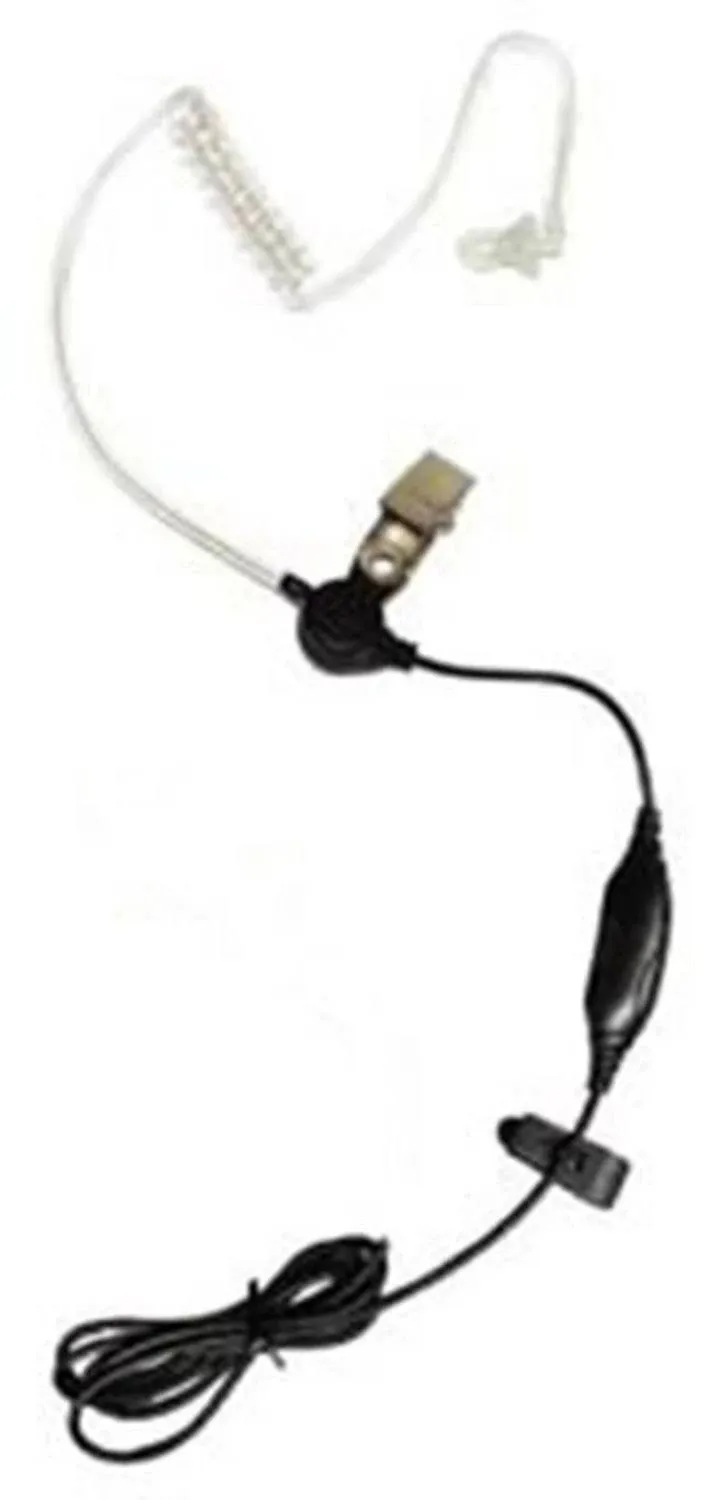 Earpiece W/Ptt Clear Accustic Coil/Motorola Radio