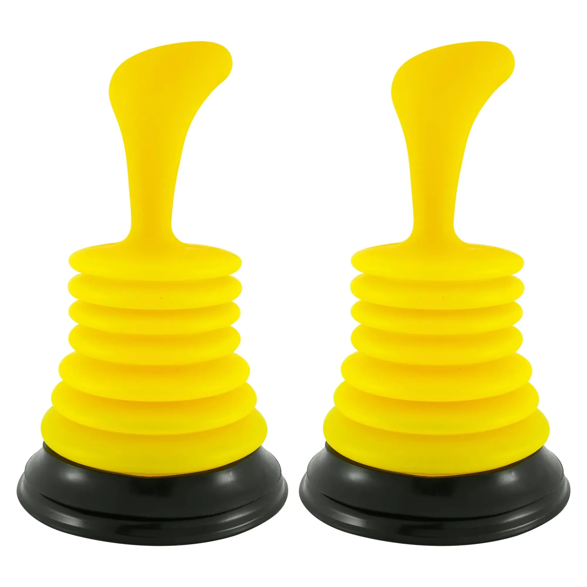 7-in Mini Sink Plunger - High-Suction Drain Unclogger for Kitchen Tub & Showe...