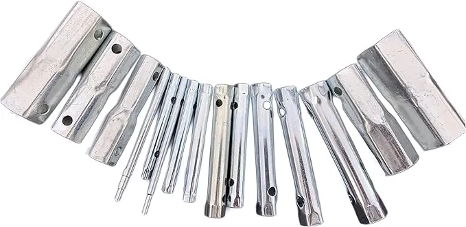 Auto-plaza 15pcs Dual-Ended Wrench Set, 6-37mm, Alloy Steel