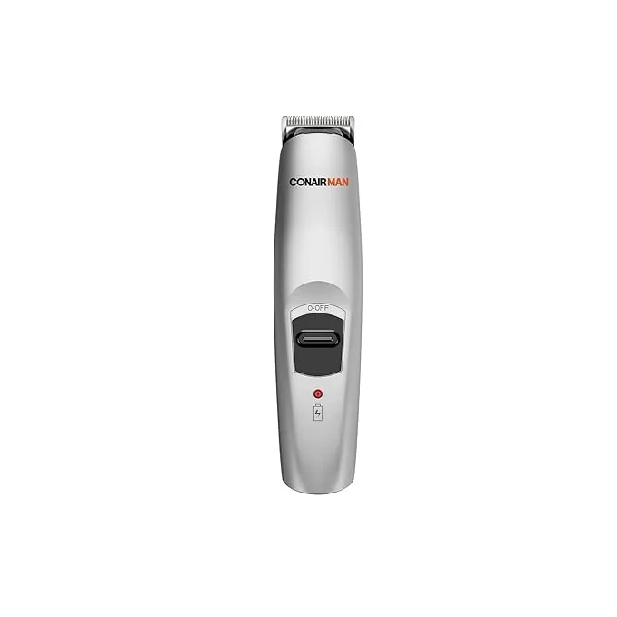 Conair - Conairman All-in-One Brd/Must Trimmer - Rech - Silver