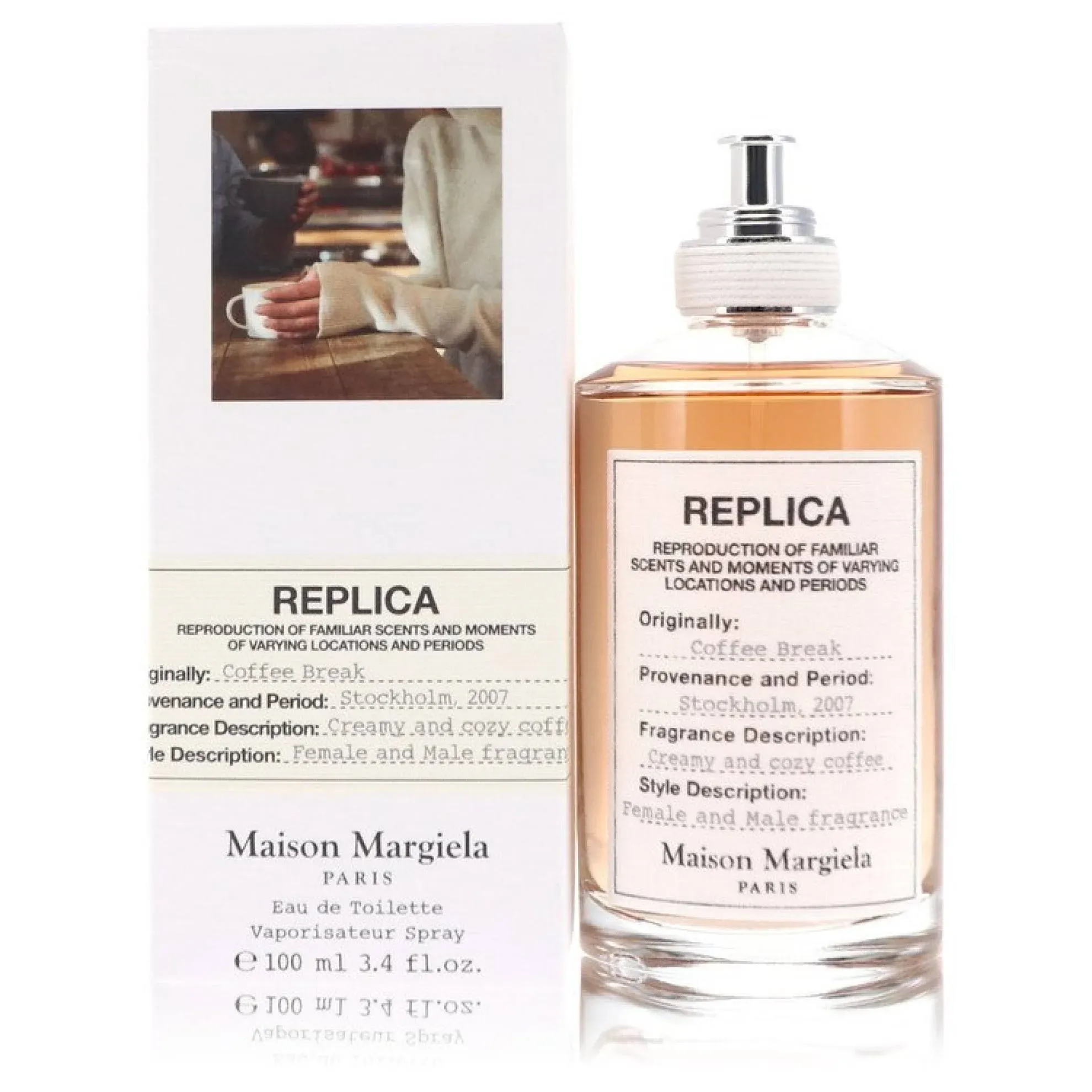 Maison Margiela Men's Replica Coffee Break EDT Spray 3.4 oz Fragrances 3614272661240