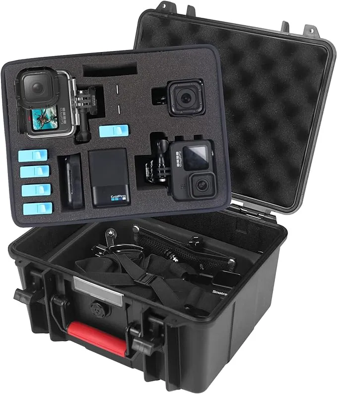 Waterproof Hard Case for Gopro Hero 11/10/9/8/7/6/<wbr/>5/4/3 Plus 2018/DJI OSMO 11.7L