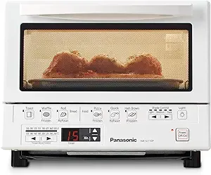 Panasonic NB-G110P Flash Xpress Toaster Oven, Silver
