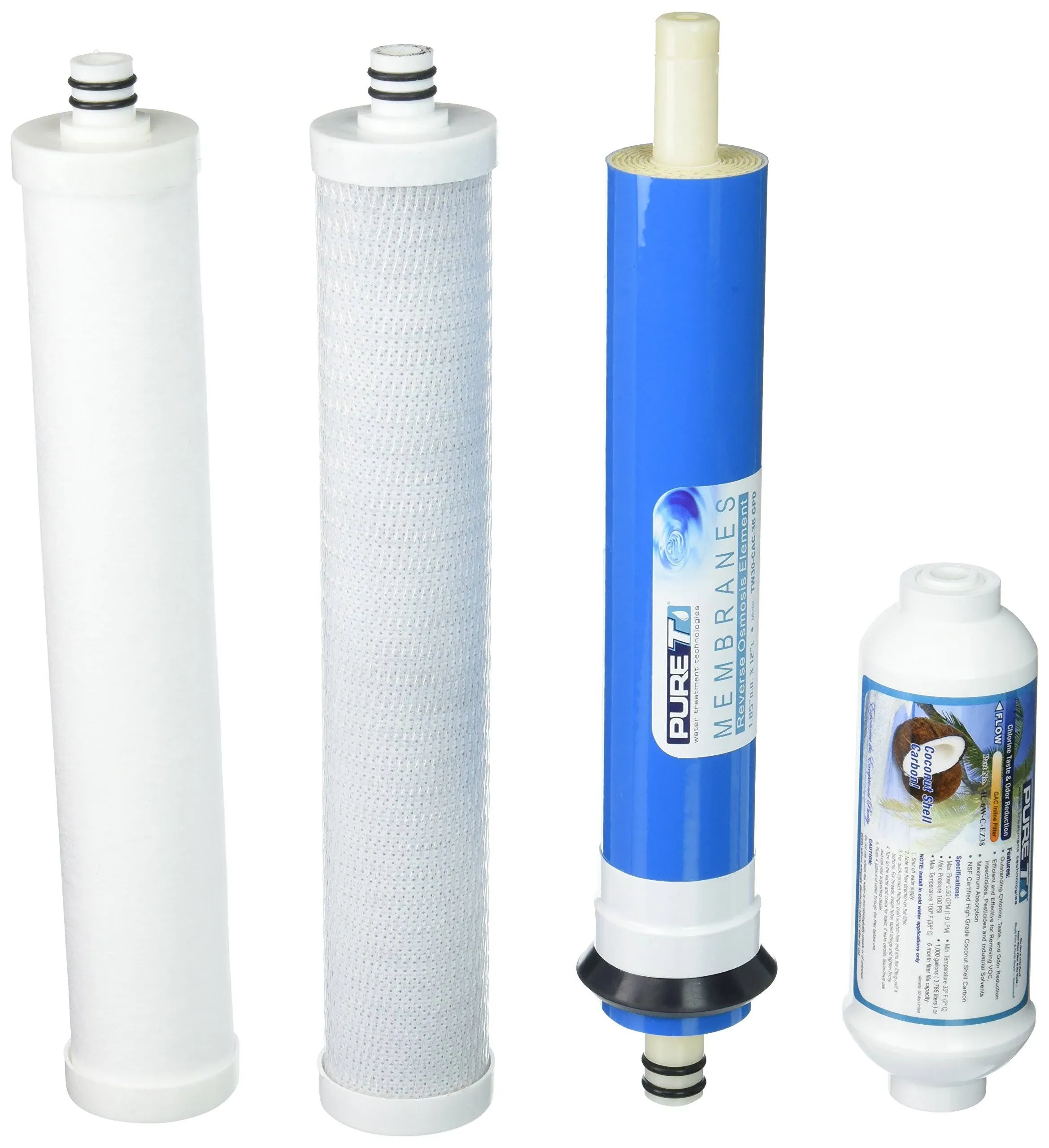 Culligan AC-30 Reverse Osmosis System Filter Set with Membrane