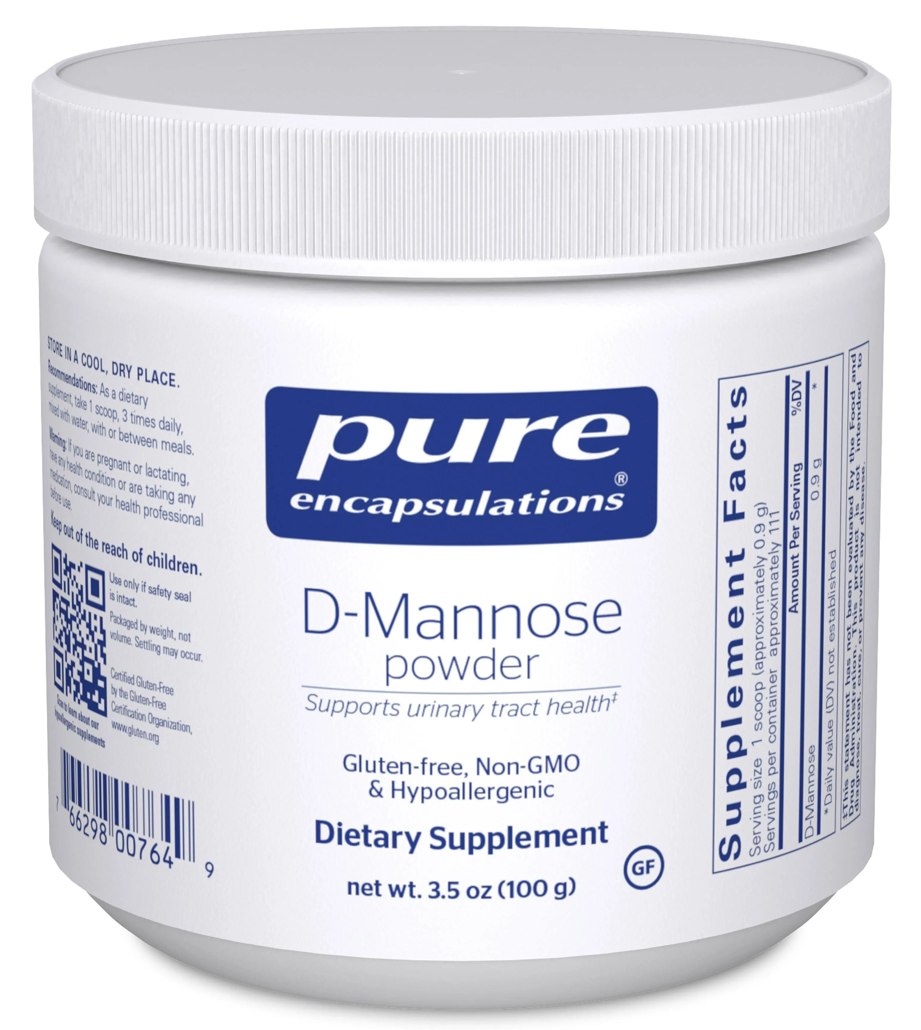 Pure Encapsulations D-Mannose Powder