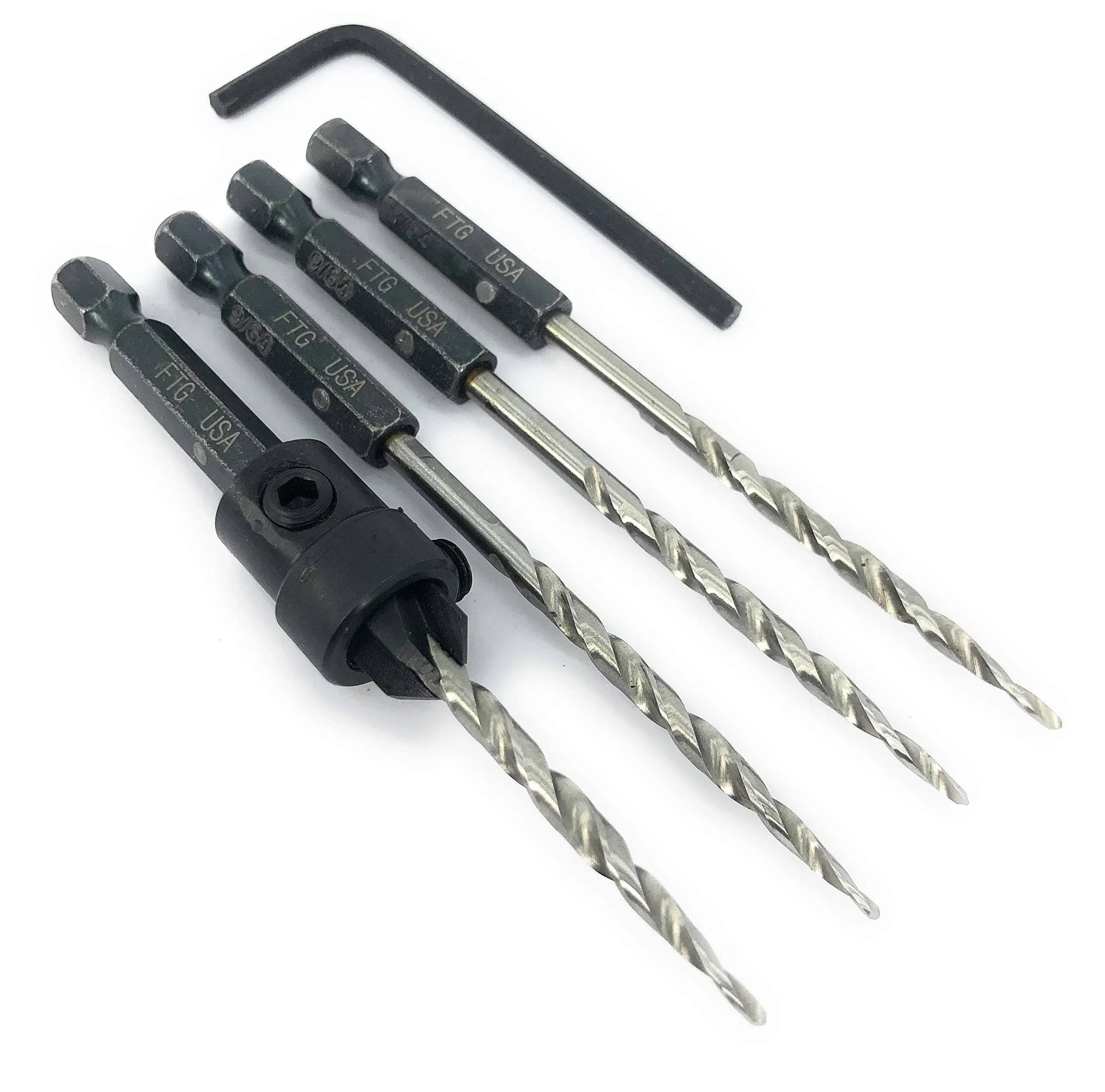 Maximum Torque 6 9/64" Adjustable Countersink With 3 Replacement Bits Plus 1 H