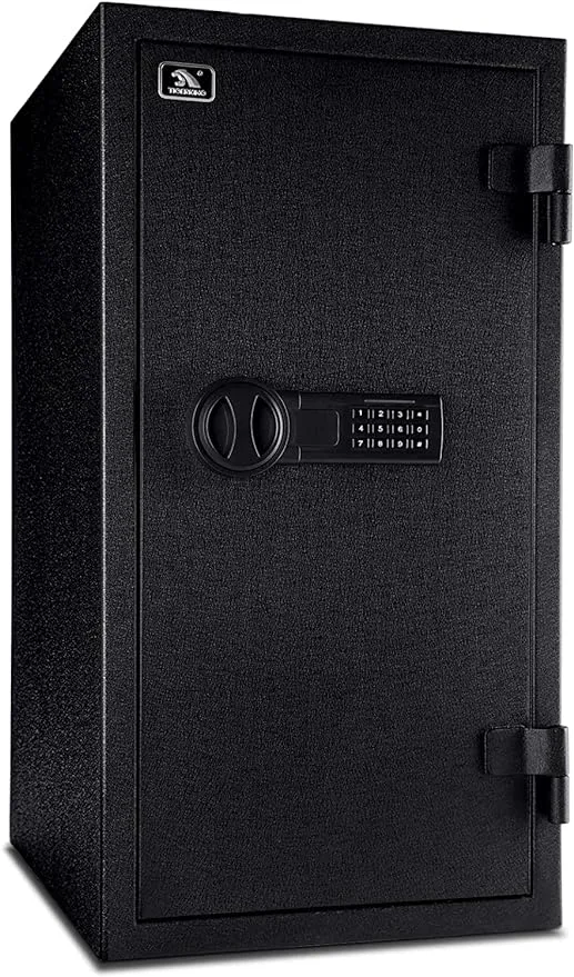 Safe Box,Fireproof Safe,3.47 Cubic Feet,Large Steel Money Safe Home Safe with...