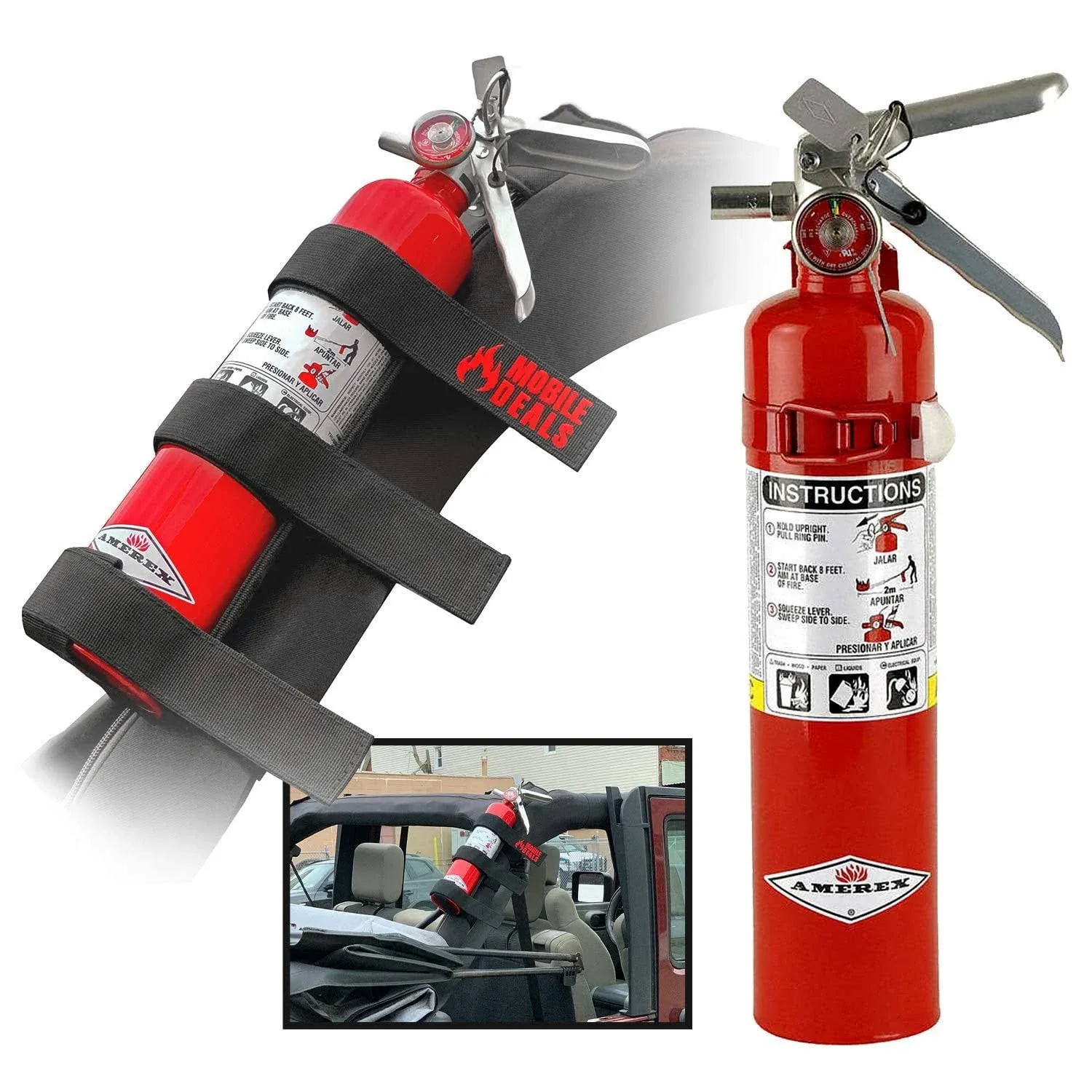 Amerex ABC, Dry Chemical Fire Extinguisher - B417T - 2.5 PoundsAmerex ABC, Dry Chemical Fire Extinguisher - B417T - 2…
