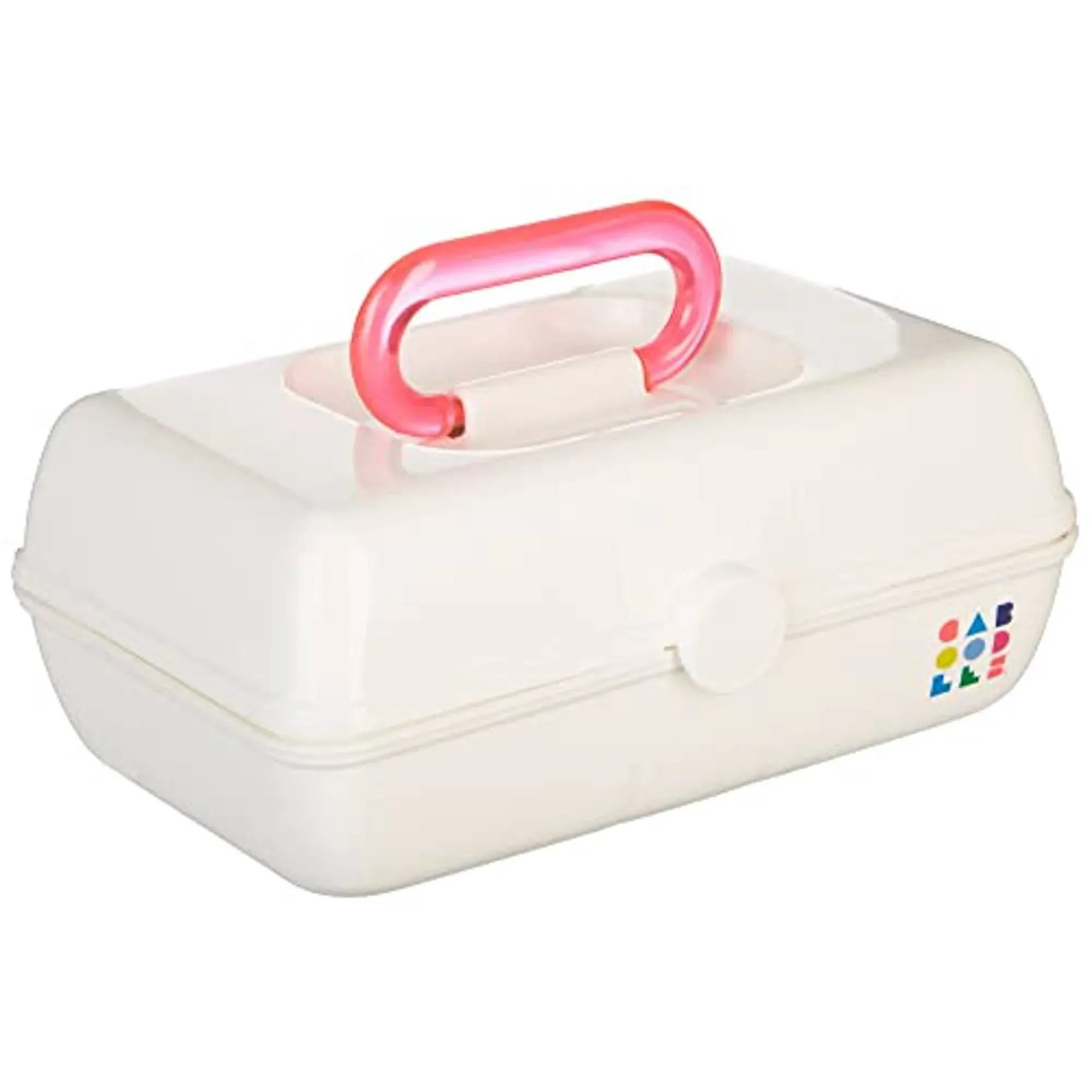 Caboodles Pretty in Petite Peach Lid and Sea Foam Base Vintage Case, 1 Pound