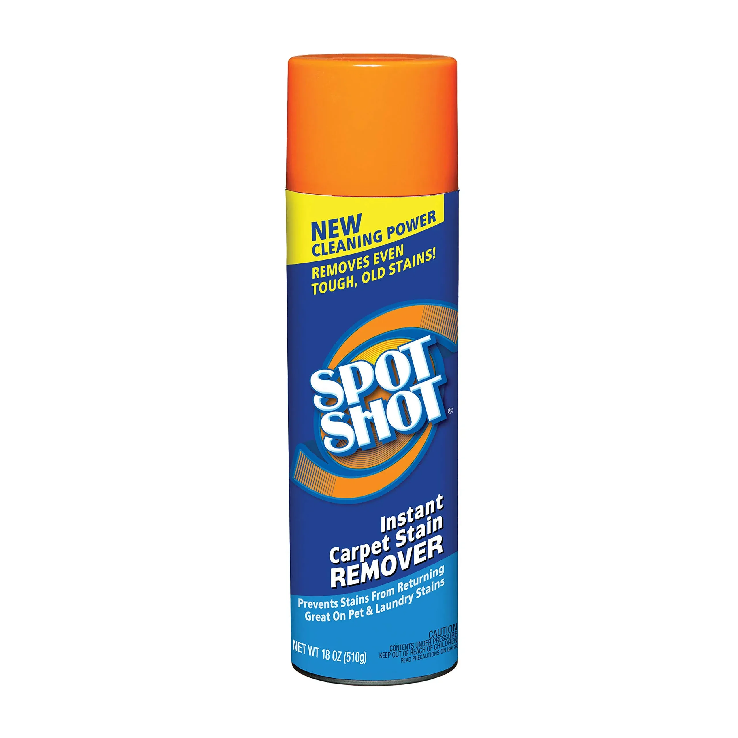 Spot Shot Professional Instant Carpet Stain Remover, 18oz Spray Can, 12/Carton