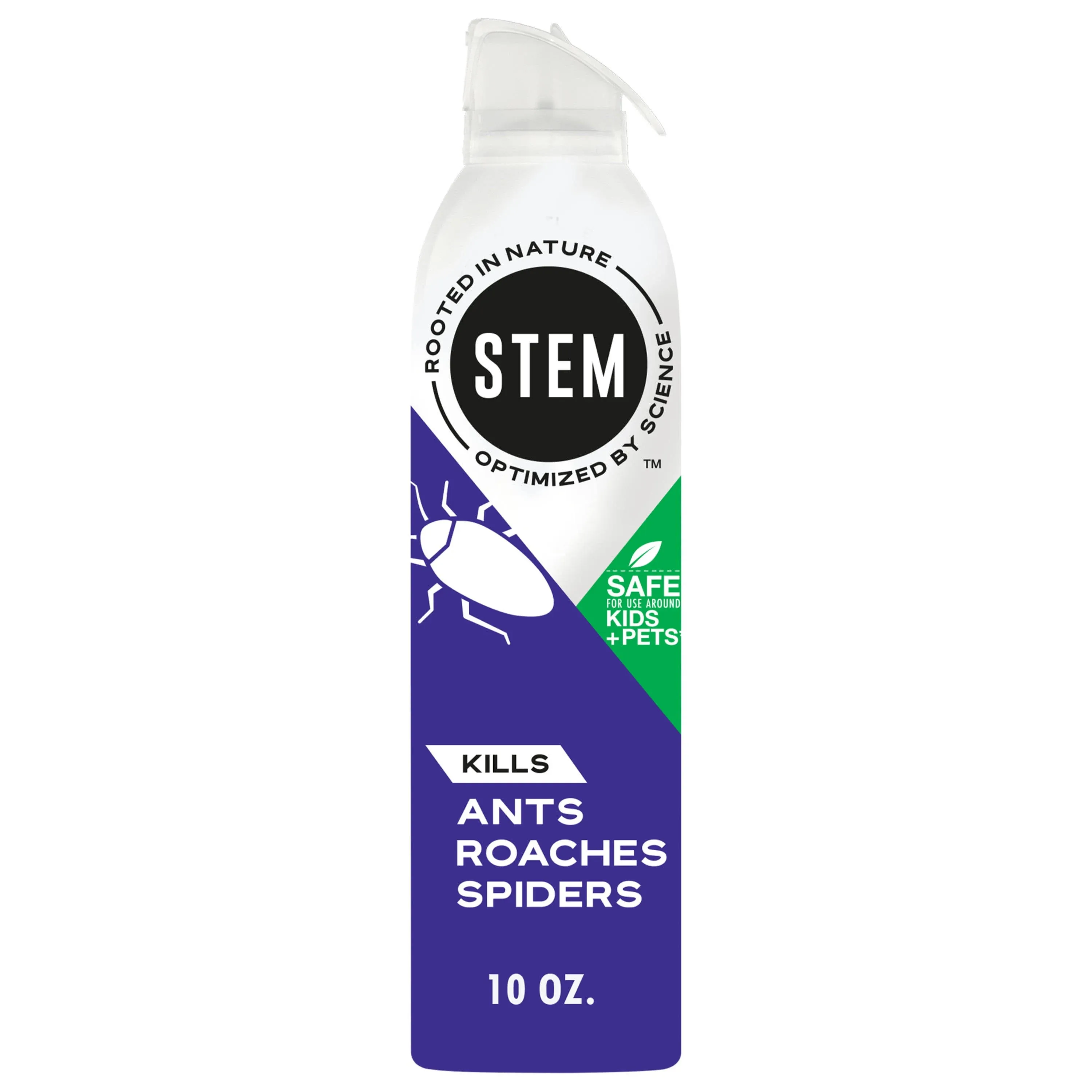 STEM Kills Ants, Roaches & Spiders Plant-based Active Ingredient Insecticide, 10 oz