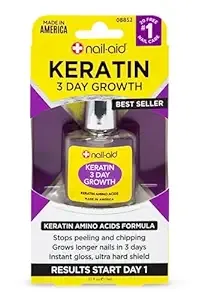Nail-Aid Keratin 3-Day Growth - 0.55 fl oz bottle