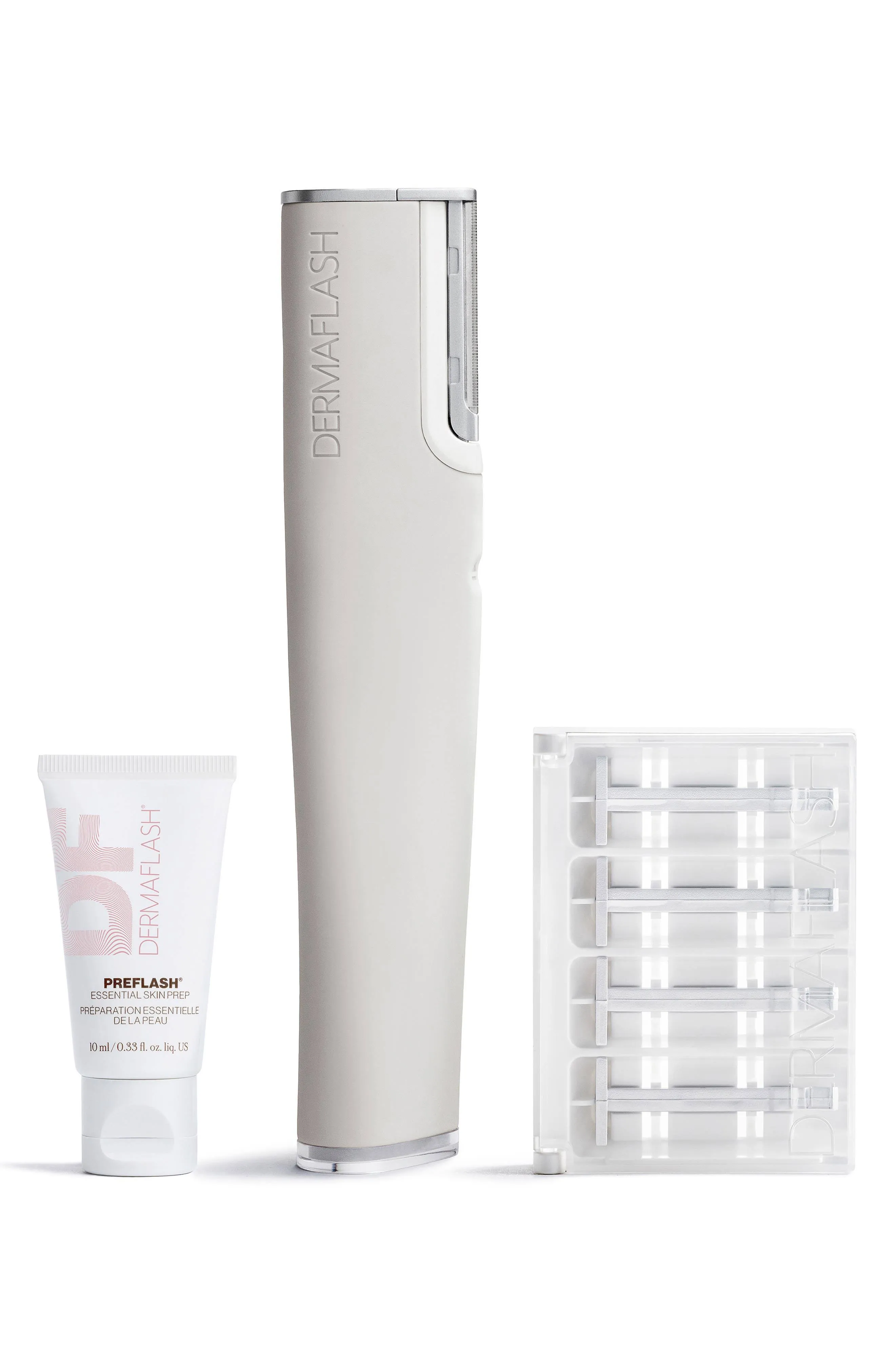 Dispositif de dermaplaning sonique LUXE+ et appareil d’élimination du duvet