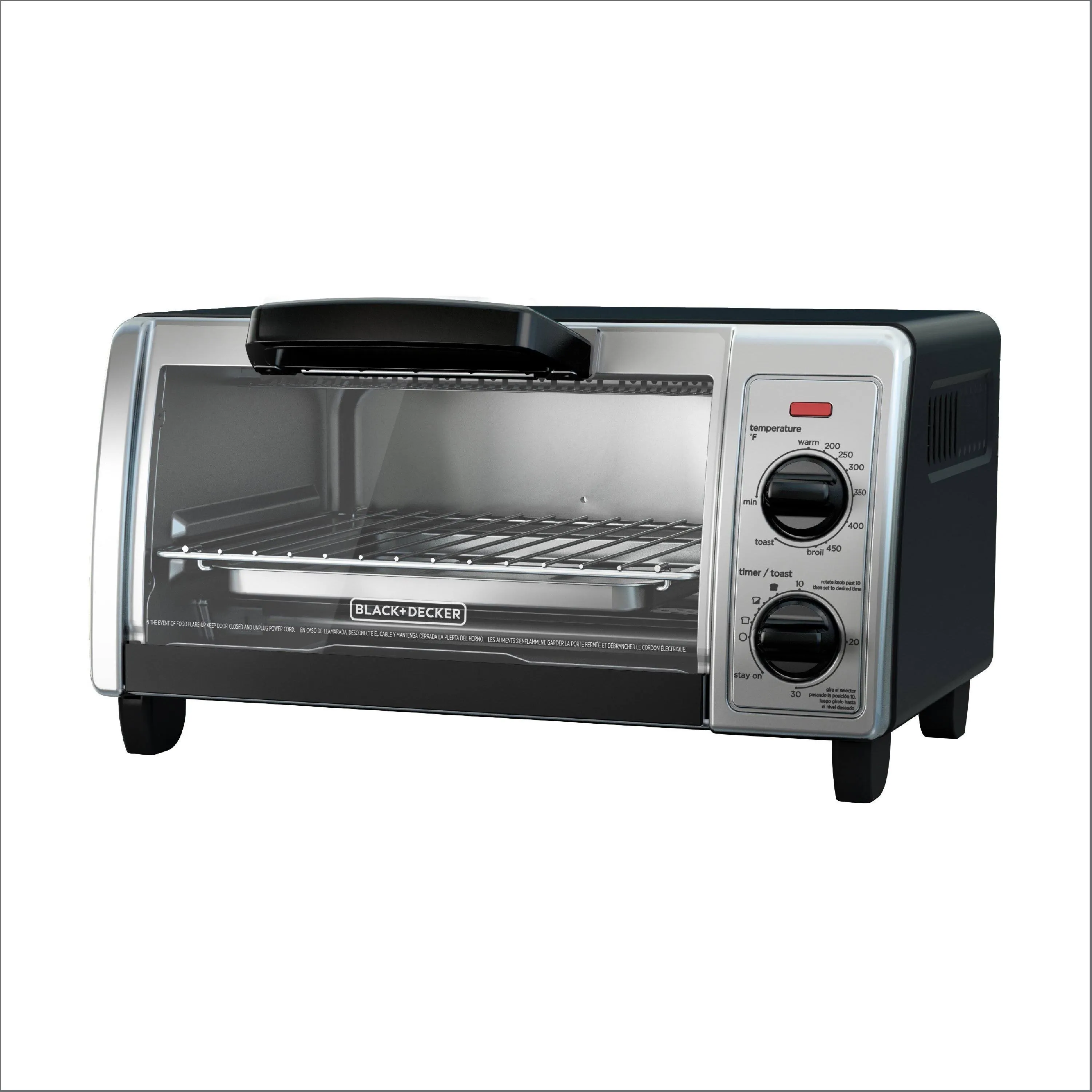 Black & Decker 4 Slice Toaster Oven TO1705SB