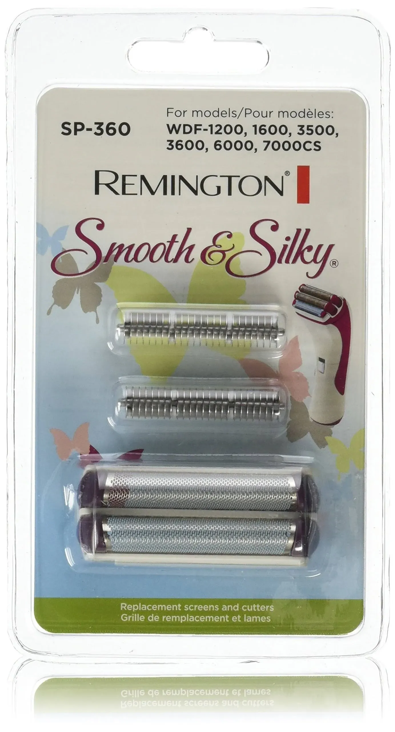Remington SP-360 Foil Shavers Women's Screens And Cutters Silver Brand New NIP