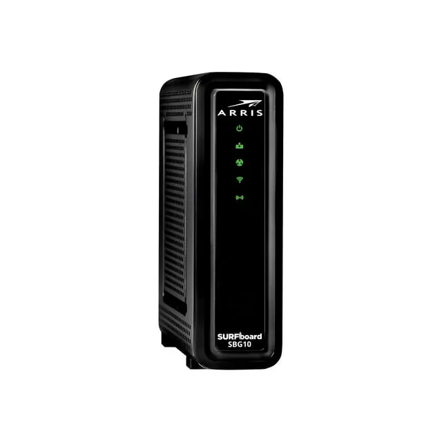 ARRIS SURFboard SBG10 DOCSIS 3.0 16x4 Gigabit Cable Modem & AC1600 Wi-Fi Router