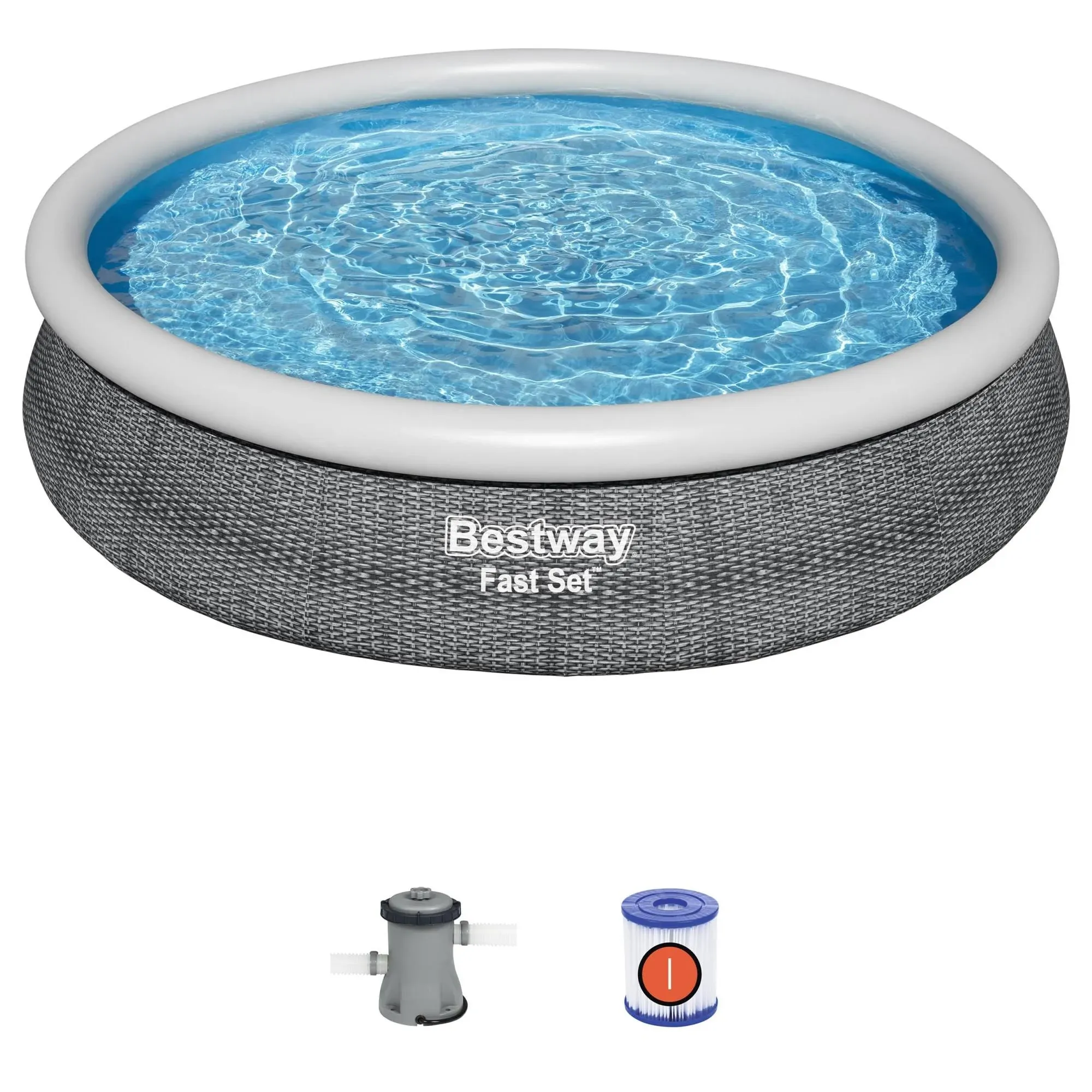 Bestway 12' x 30" Fast Set Pool with Filter Pump