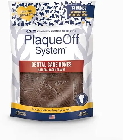 ProDen PlaqueOff Dental Turkey & Cranberry Dog Bones - 17 oz
